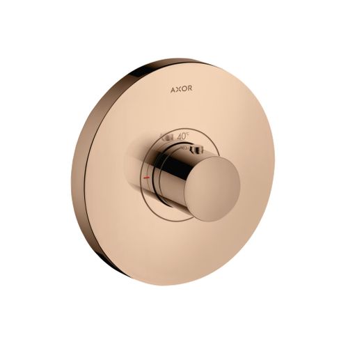 AXOR-HG-AXOR-ShowerSelect-Thermostat-HighFlow-Unterputz-rund-Polished-Red-Gold-36721300 gallery number 1